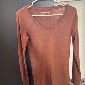 Eddie Bauer brown long sleeve